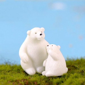데코첨가물 - 아기북극곰 장식 ( 사이즈선택 )
